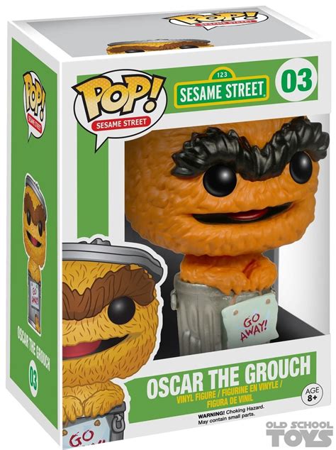 Oscar the Grouch Pop Vinyl Sesame Street (Funko) orange Underground ...