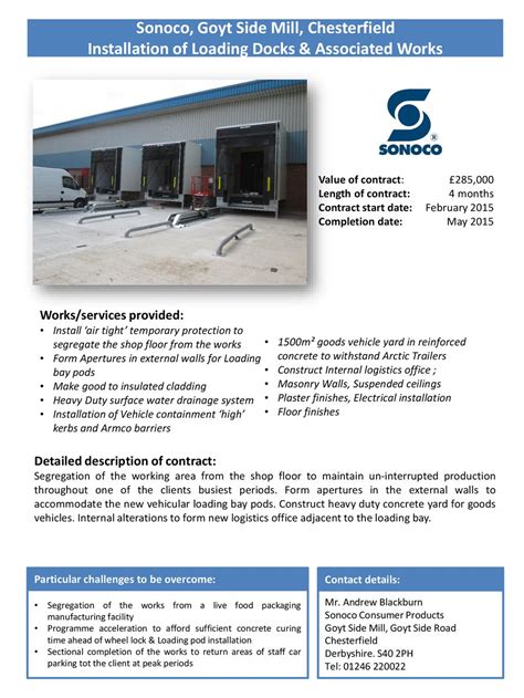 Value of contract: Length of contract: Contract start date: - ppt download