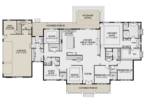 6 Bedroom Modern House Plans - HollyBock