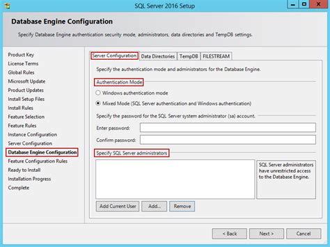 Image result for SQL 2016 Installation Tutorial Diagram