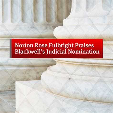 Norton Rose Fulbright Praises Blackwell's Judicial Nomination | India ...