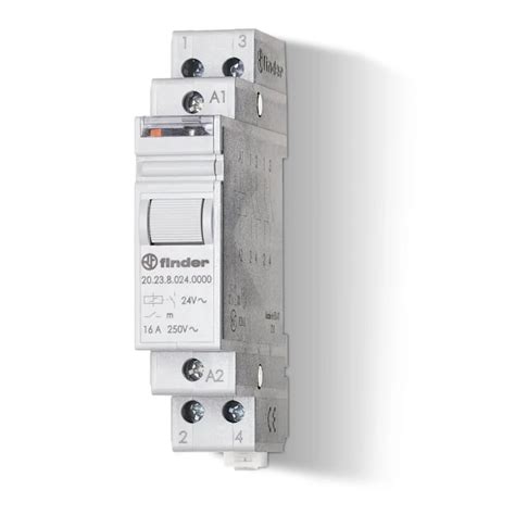 202382304000 Finder | Finder DIN Rail Modular Step Relay, 230V ac Coil ...