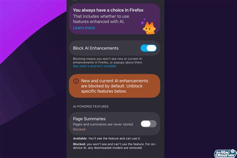 Firefox on iOS Tests AI Controls to Block Features Like Page Summaries