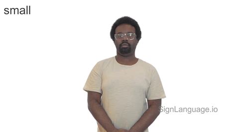 Image result for Small in Sign Language