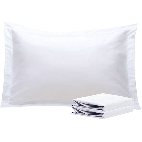 Ntbay 2 Pack Double Brushed Microfiber Standard Pillow Shams with 2 ...
