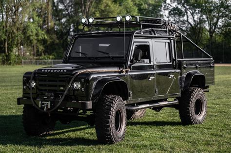 1993 Land Rover Defender 130 Customized Spectre-Style Is Up for Grabs ...