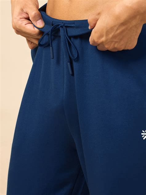 Buy Men's Gym Rat Blue Joggers Online in India | Cult Store