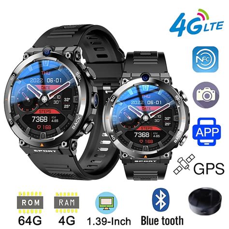 Nuevo reloj inteligente para hombres pantalla 1,39 Red 4g batería de ...