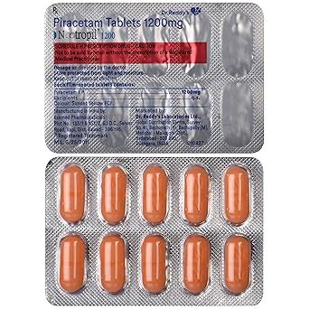 Nootropil 1200 - Strip of 10 Tablets : Amazon.in: Health & Personal Care
