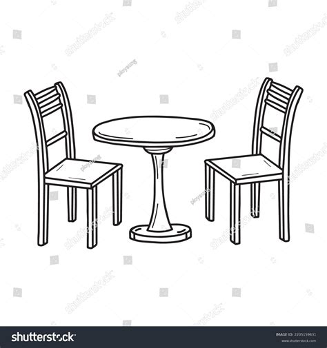 33,393 Outline Table Chair Images, Stock Photos & Vectors | Shutterstock