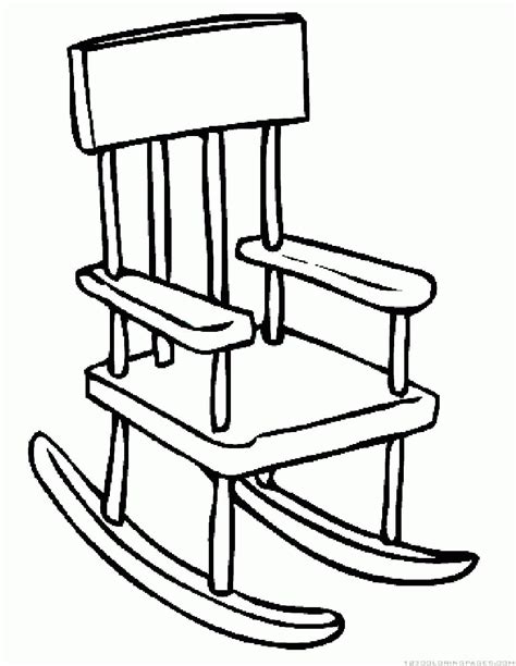 Drawing Rocking Chair coloring page - Download, Print or Color Online ...