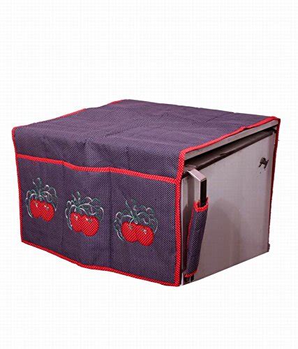 Kuber Industries™ Cotton Polka Dots Print Fridge Top Cover with Handle ...