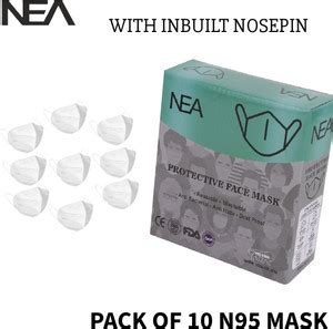 Nea N95 5 Layer Reusable , washable Face Mask BIS Certified FFP2 for ...
