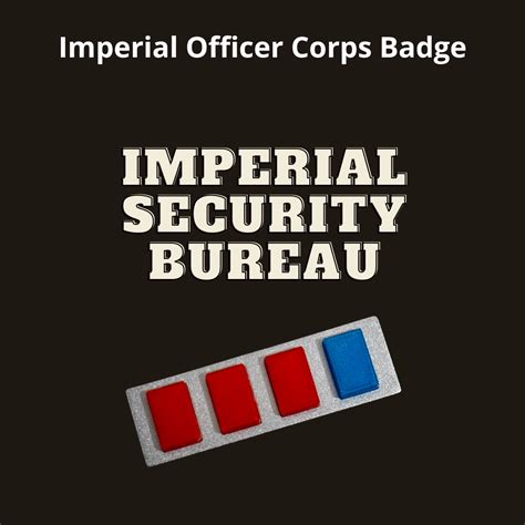 Rank badge Imperial Security Bureau | Star Wars Imperial Officer Corps ...
