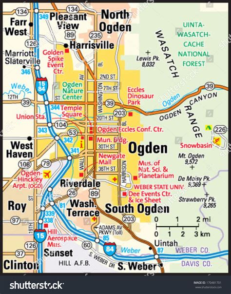 Printable Map Of Ogden Utah - Printable Word Searches