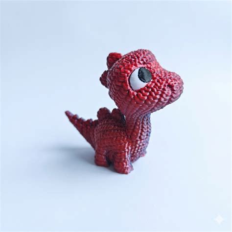 3D Printed Desk Buddy | Cute Knitted Dino Buddy – The Niva Store