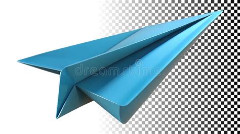 Simple Blue Paper Airplane Symbol of Travel Communication Message Png ...