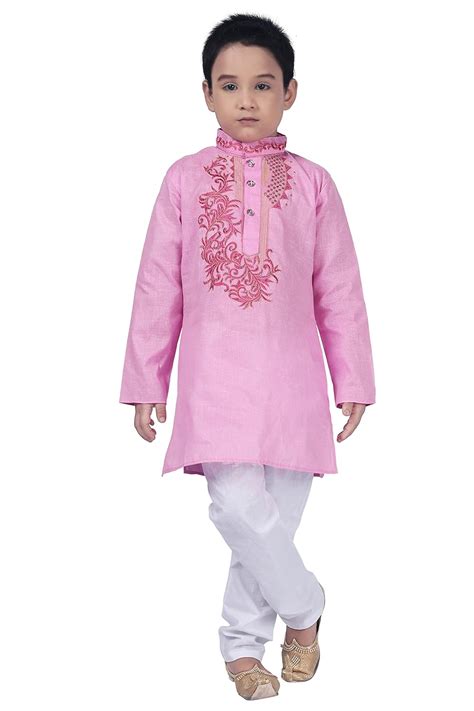 Buy NFC CREATION KURTA PYJAMA SET FOR BOYS (2-3 Years, Pink) at Amazon.in