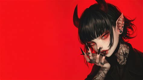 Red Eyed Girl Wallpapers - Top Free Red Eyed Girl Backgrounds ...
