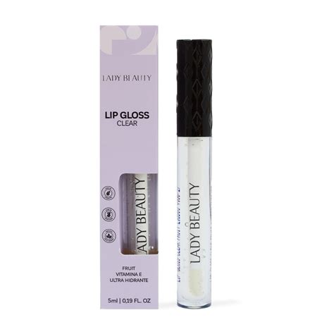 Lip Gloss Clear Fruit Lady Beauty 5ml com 36un | Celia & Junior