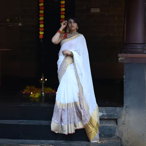 Linen Sarees – brillya designs