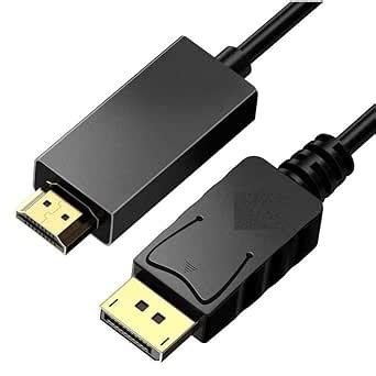 WiredCom® 4K DisplayPort to HDMI Cable, Uni-Directional DP to HDMI ...