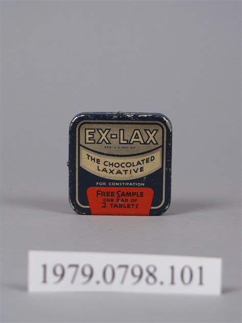 Ex-Lax The Chocolated Laxative | National Museum of American History