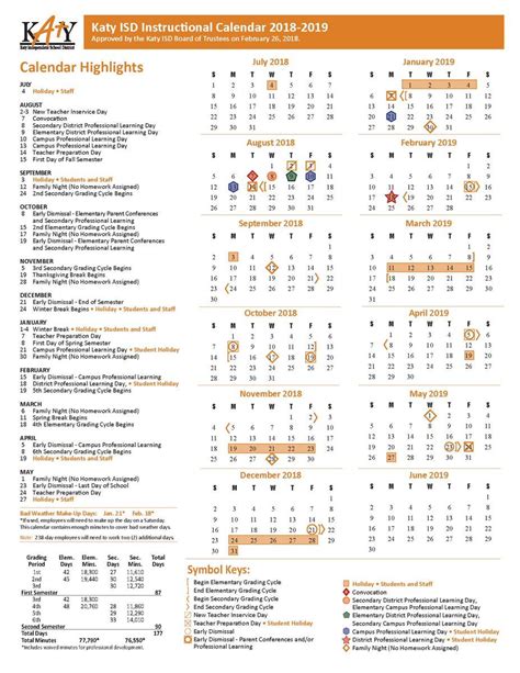 Katy Isd 24 25 Calendar | Plan Your Year Easily!