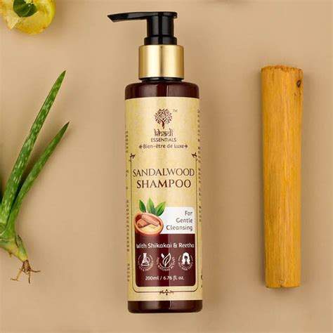 Sandalwood Hair Shampoo for Gentle Cleansing with Shikakai & Reetha ...