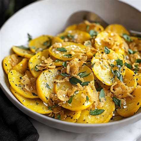 Why Sautéed Yellow Squash with Crispy Herb Topping Shines