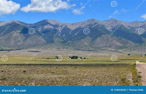 Colorado, San Luis Valley: Cattle Farms at the Foothills of Sangre De ...