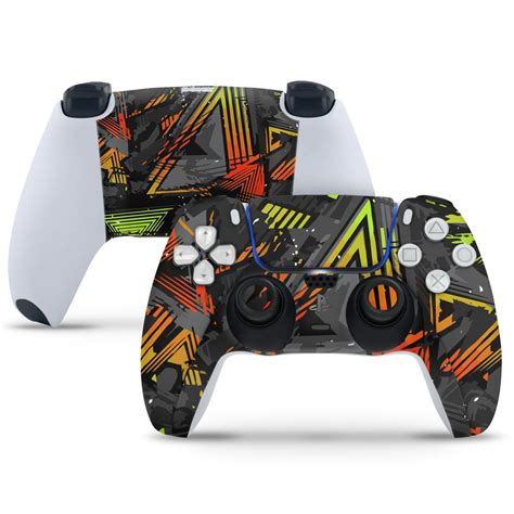 PlayStation 5 Controller Skin - Neon Graffiti Triangle – SkinsLegend