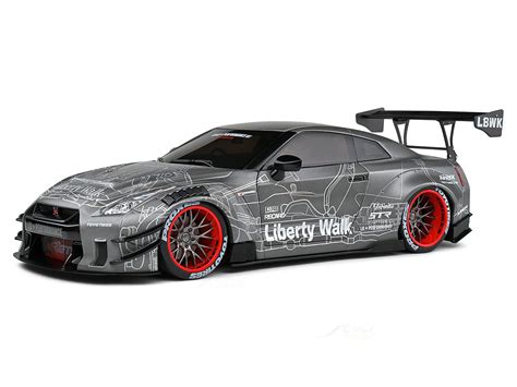 Nissan GT-R Skyline R35 Liberty Walk Body Kit 2.0 1:18 Solido licensed ...