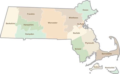 Worcester County Map, Massachusetts - US County Maps
