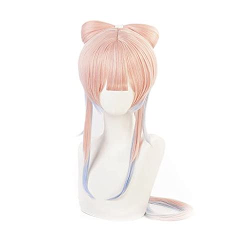 Buy MoeLoli Sangonomiya Kokomi Cosplay wig for Genshin Impact Orange ...