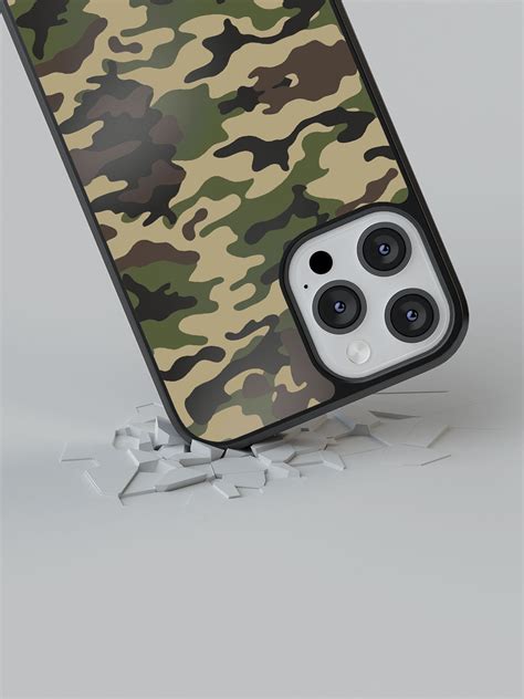 Camo Army Green - iPhone 13 Pro Max Cover - Buy Online in India | Macmerise
