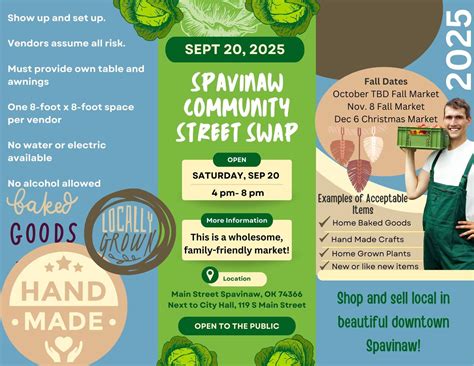Spavinaw Community Street Swap, 119 South Main St, Spavinaw, OK, United ...