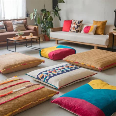 6 Stylish Large Floor Pillows You'll Love for Comfort, Decor & Cozy ...