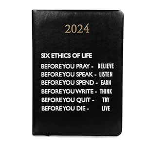 Castleore Six Ethics Printed Black coloured PU Foam Padded Leather ...