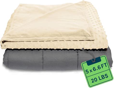 Amazon.com: Quility Weighted Blanket for Adults - 20 LB Queen Size ...