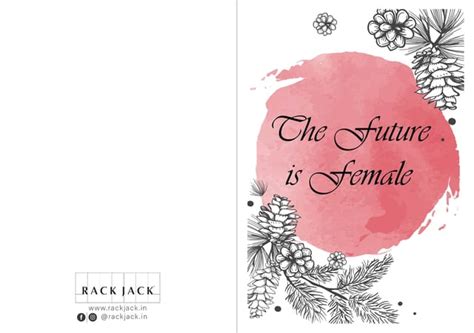 Rack Jack Greeting Card - The Future Is Female