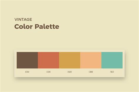 Vintage color palette | Behance