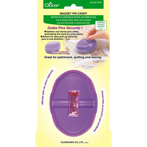 Clover Magnet Pin Caddy, Purple : Amazon.in: Home & Kitchen