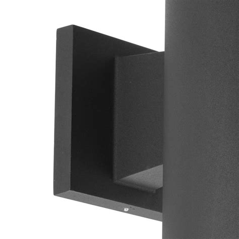 Progress Lighting Cylinder 1-Light 7.25-in H Black Dark Sky Outdoor ...