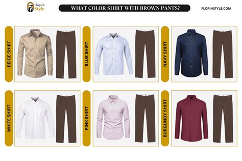 What Color Shirt With Brown Pants? (Outfit Ideas) | Brown pants outfit ...