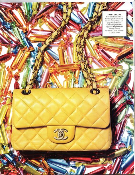 Yellow Chanel Bag Photo Courtesy of Town & Country | Burberry handbags ...