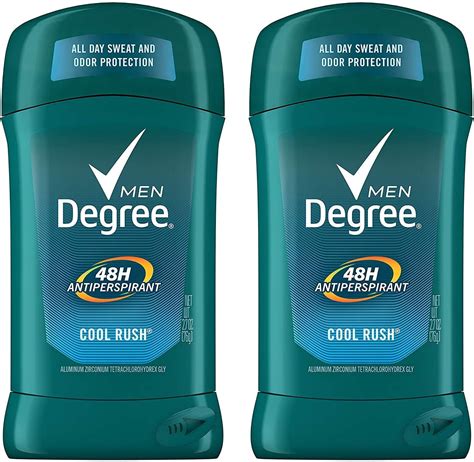 Degree Men Cool Rush 48 hour Antiperspirant 2.7 Ounce 2 Pack - Walmart.com