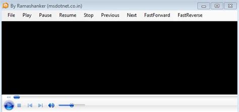 How to make your own media player in visual studio 2010 and install it ...