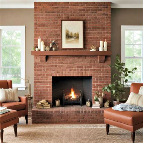 40 Painted Brick Fireplace Ideas That Make a Statement