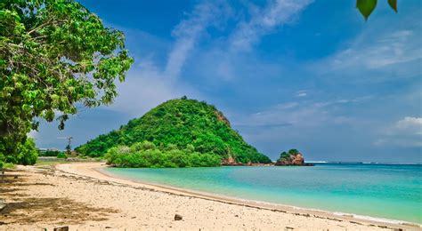 The beauty of the Mandalika beach on the island of Lombok, Indonesia ...